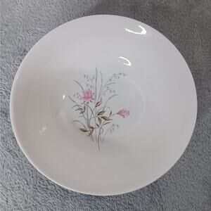 Vintage Mt. Rose by Mount Clemens 8 5/8" Vegetable Serving Bowl Pink Roses China